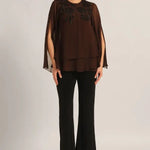 MIDNIGHT BLOOM DOUBLE LAYER TOP Namrata Joshipura Online