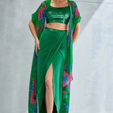 Zinnia Cape Skirt Set Namrata Joshipura