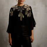 Moonflower Side Ruffle Tunic Namrata Joshipura