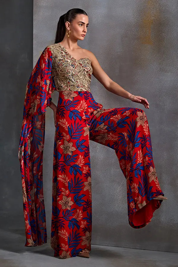 Willow One Off Shoulder Jumpsuit Namrata Joshipura