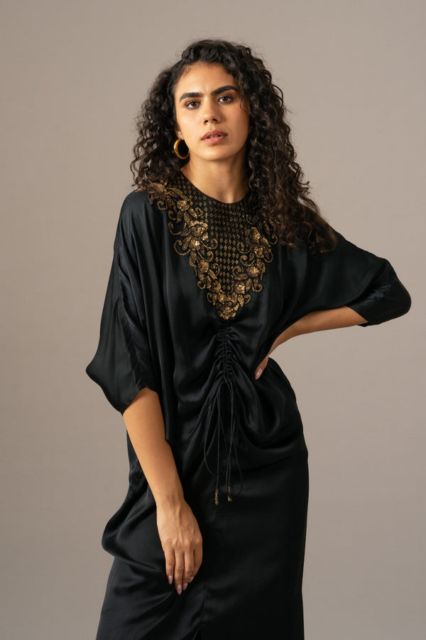 Baroque Drawstring Dress