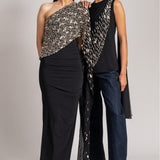 COSMIC DUST DRAPED TOP