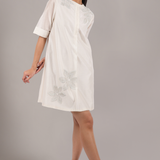 ASTRA IVORY BLOOM DRESS