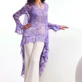 Cerelia Frill Long Back Tunic Namrata Joshipura
