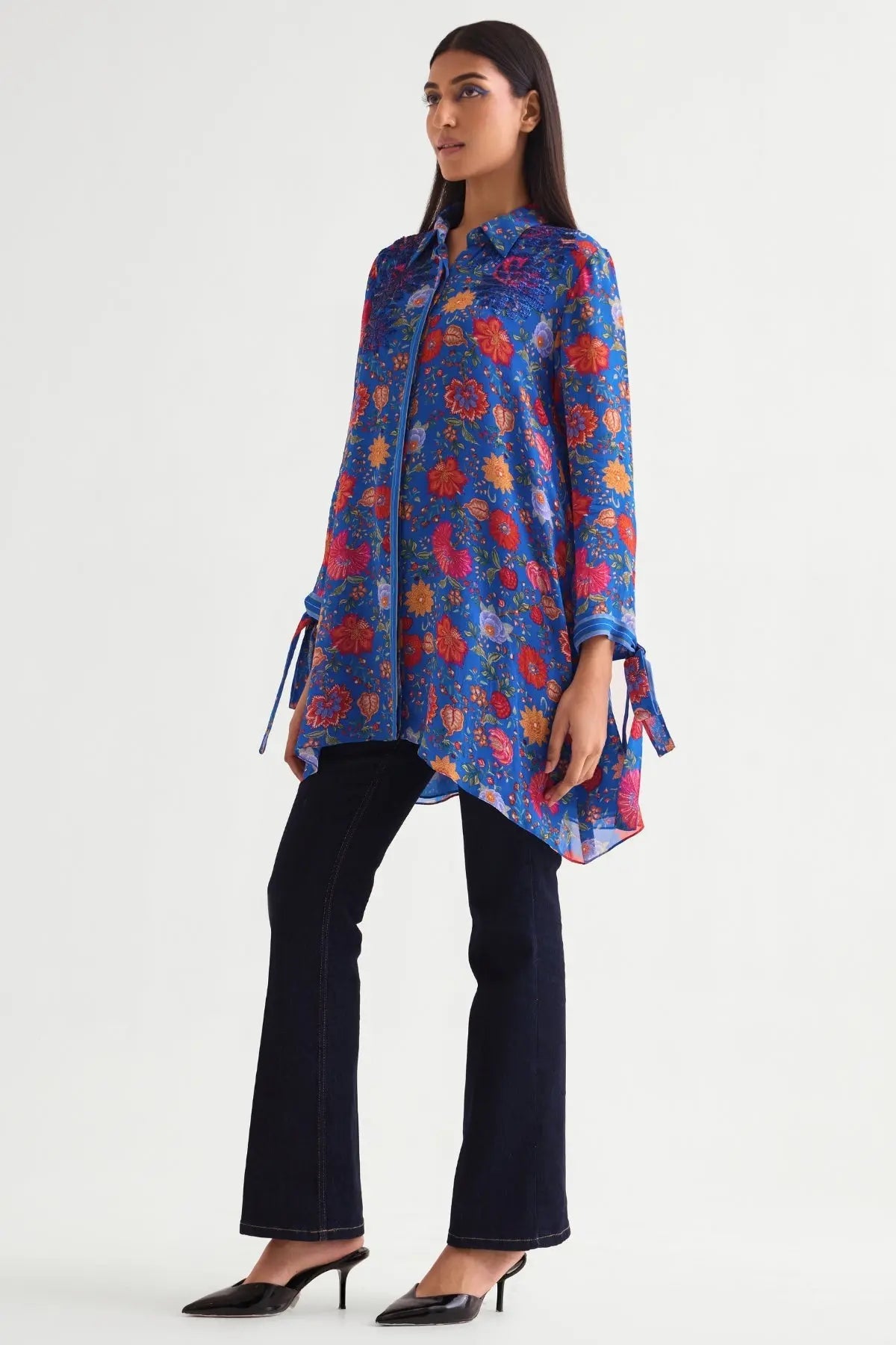 Floret Boxy Shirt Tunic Namrata Joshipura Online