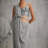 Rosa Baroque Sraight Concept Saree Namrata Joshipura