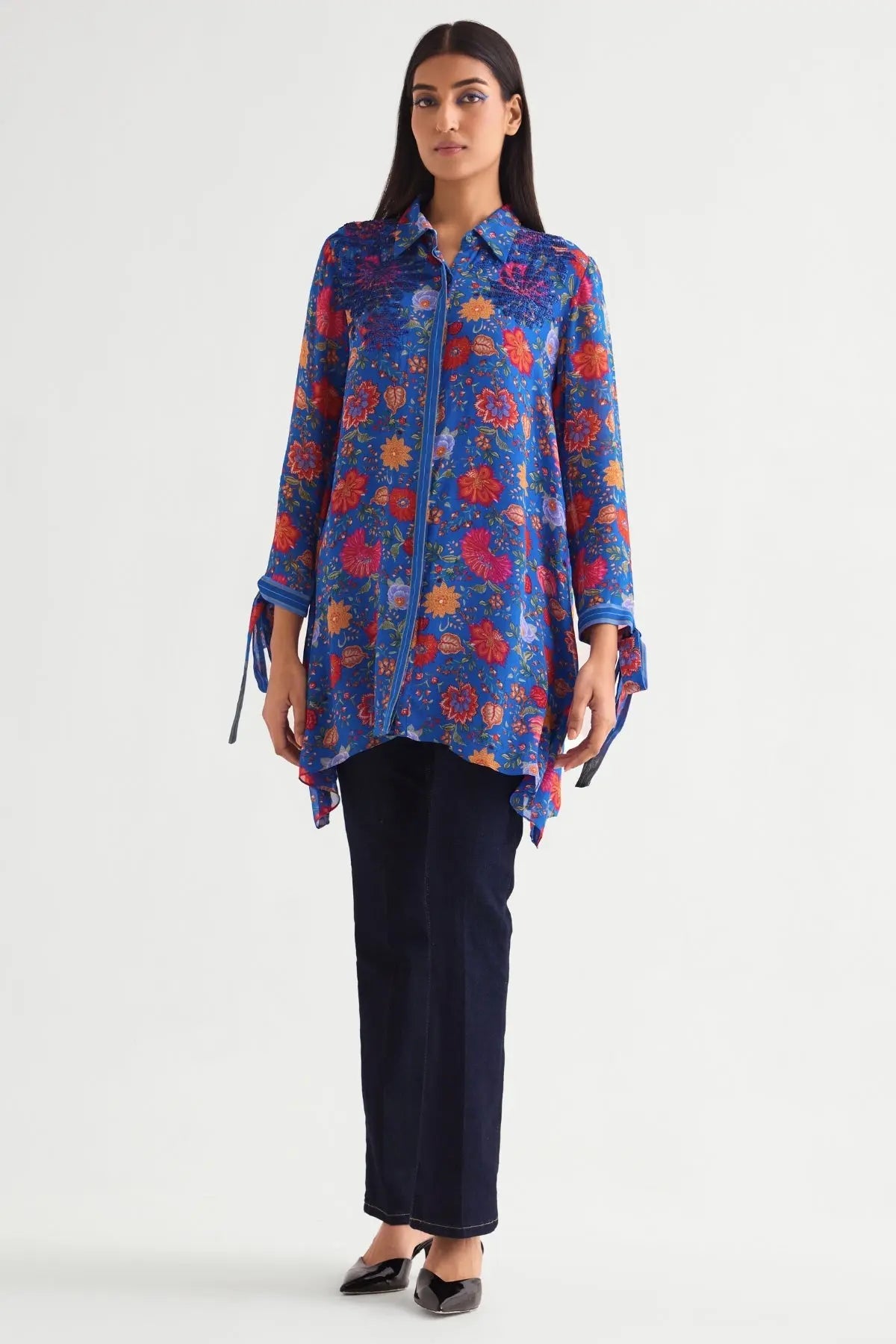 Floret Boxy Shirt Tunic Namrata Joshipura Online