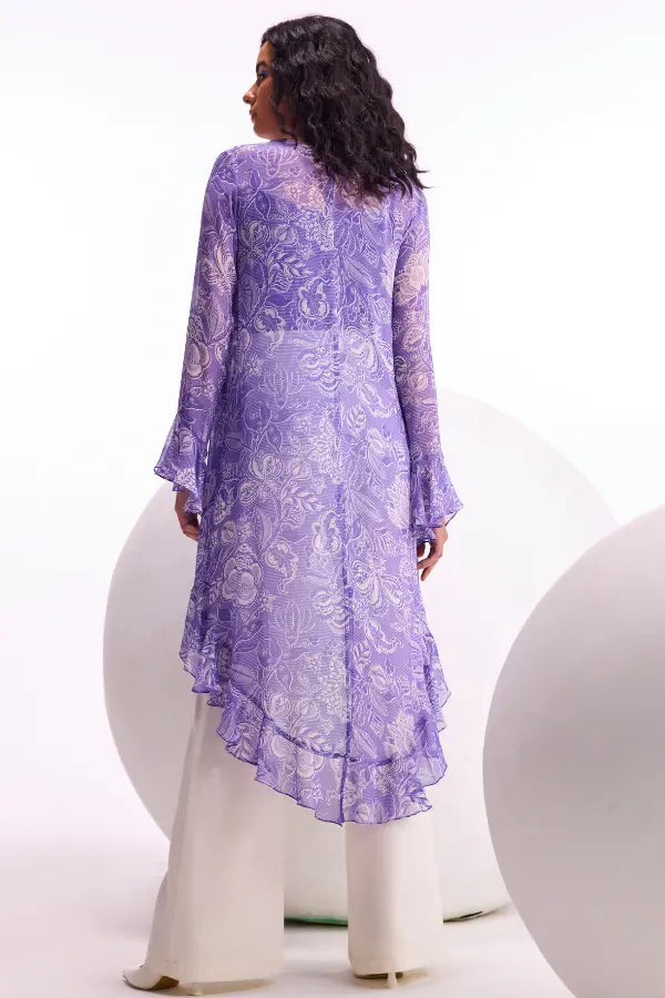 Cerelia Frill Long Back Tunic Namrata Joshipura