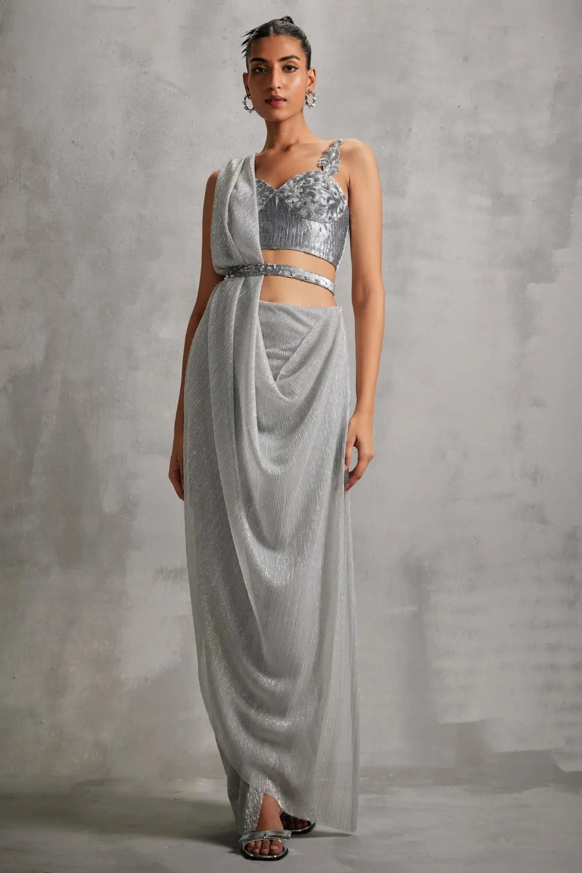 Rosa Baroque Sraight Concept Saree Namrata Joshipura