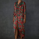 Winter Paisley Drawstring Dress Namrata Joshipura Online