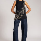 COSMIC DUST DRAPED TOP