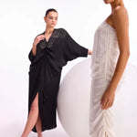 Arabella One Off Shoulder Drape Dress Namrata Joshipura