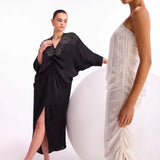 Arabella One Off Shoulder Drape Dress Namrata Joshipura