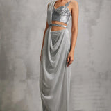 Rosa Baroque Sraight Concept Saree Namrata Joshipura