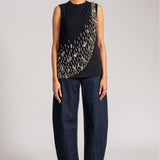 COSMIC DUST DRAPED TOP