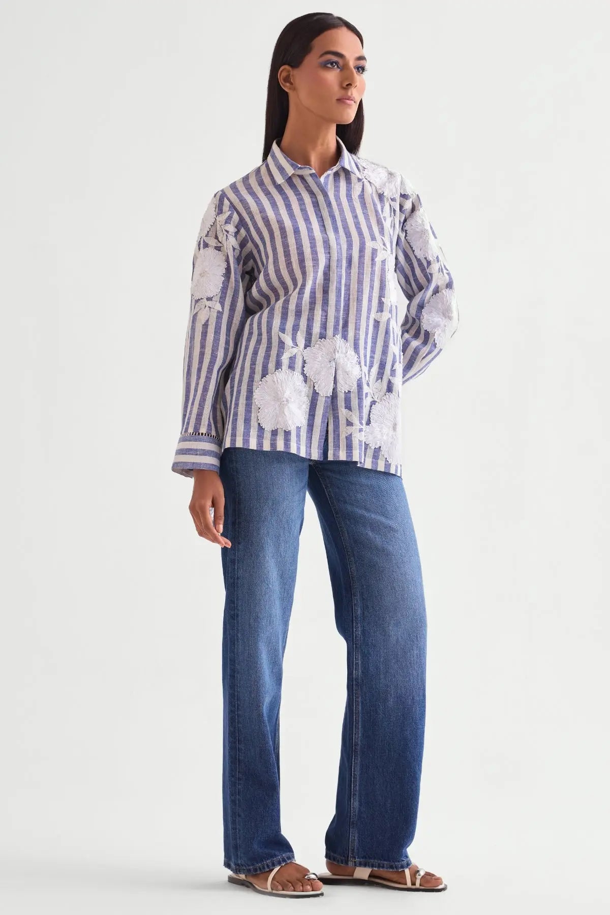 Hazel Stripe Shirt Namrata Joshipura Online