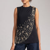 COSMIC DUST DRAPED TOP