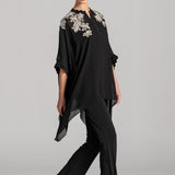 FLORAL CLUSTER HANDKERCHIEF TUNIC