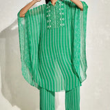 Aster Stripes Kaftan Set Namrata Joshipura