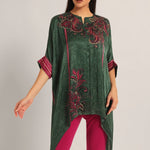 PAISELY CRINKLE HANDKERCHIEF TUNIC Namrata Joshipura Online