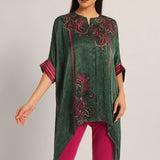 PAISELY CRINKLE HANDKERCHIEF TUNIC Namrata Joshipura Online