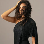 Grille One Shoulder Gown Namrata Joshipura Online