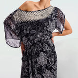Cerellia Fern Drop Shoulder Dress Namrata Joshipura