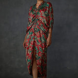 Winter Paisley Drawstring Dress Namrata Joshipura Online