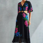 Zinnia Waist Cut Out Dress Namrata Joshipura