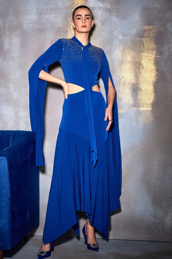 Crystal Square Tie Up Dress Namrata Joshipura
