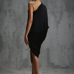 Zenith Siren Asymetric Drape Dress Namrata Joshipura