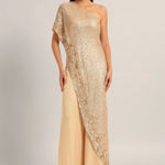 AMARA ONE SHOULDER MESH JUMPSUIT Namrata Joshipura Online