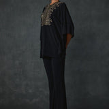 Lattice Side Frill Co-ord Set Namrata Joshipura Online