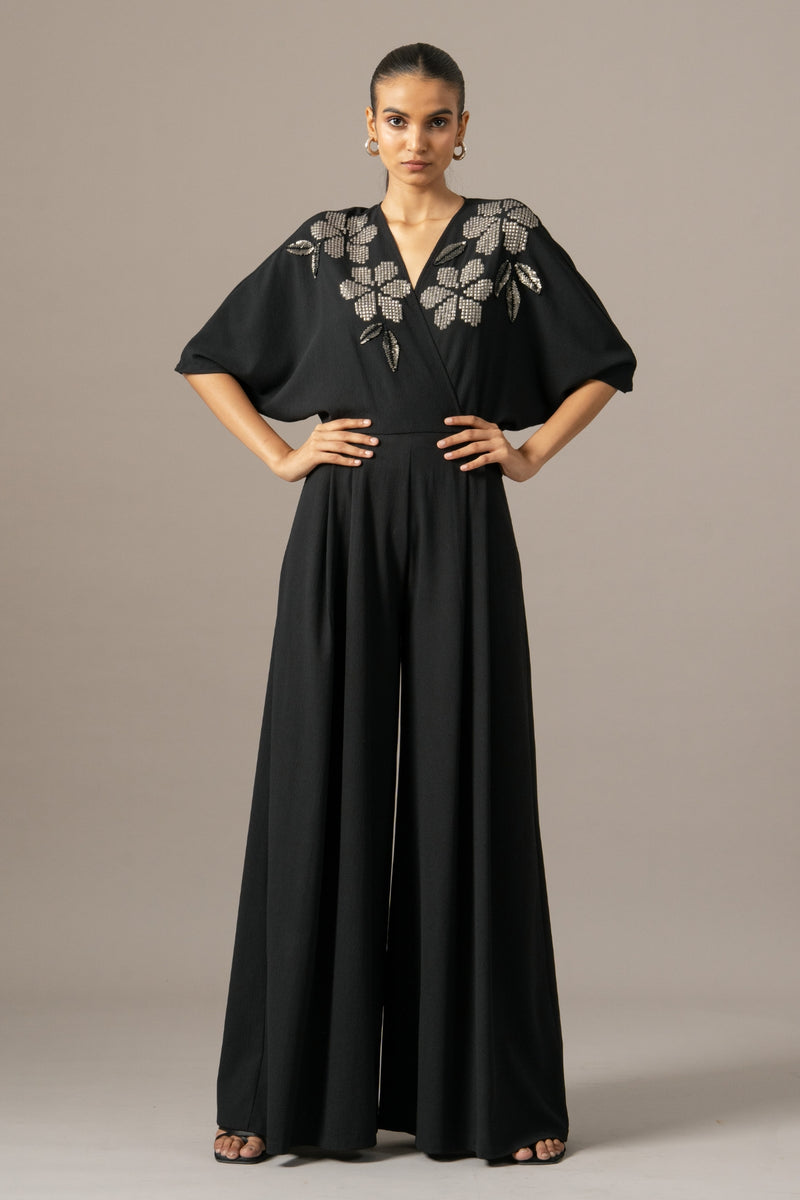 Moonflower Box Pleat Jumpsuit