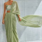 Fox Tail Drape Saree Namrata Joshipura