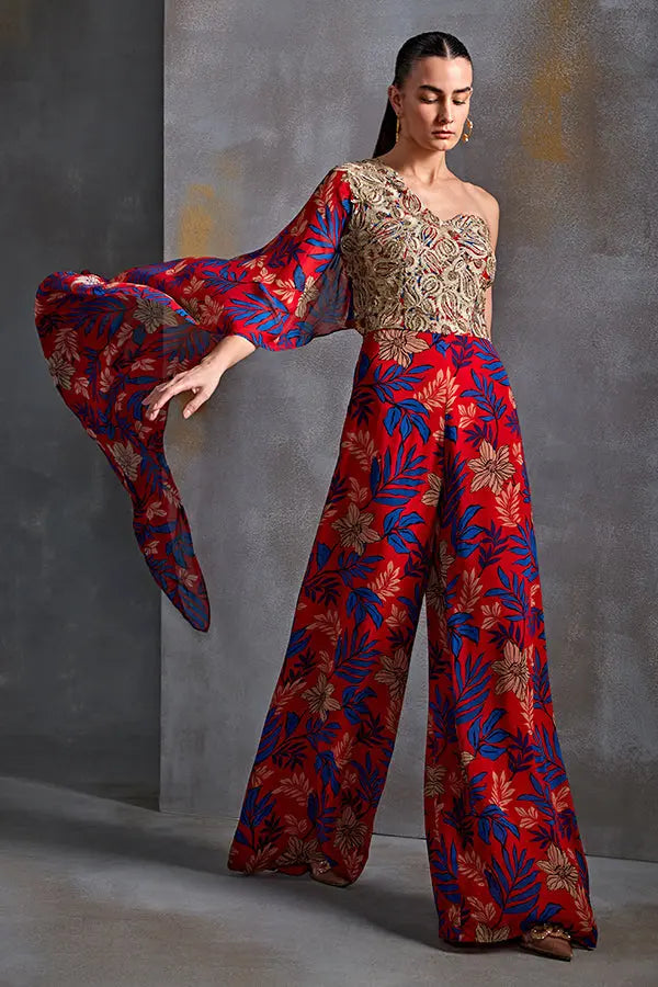 Willow One Off Shoulder Jumpsuit Namrata Joshipura