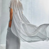 Metallic Cord Drape Skirt Set Namrata Joshipura