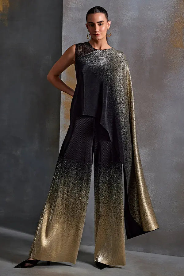 Sunset Fade Cape Jumpsuit Namrata Joshipura