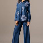 Poppy Flower Emb Shirt Namrata Joshipura Online