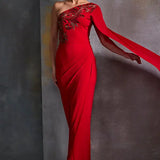 Autumn Fern One Off Sholder Gown Namrata Joshipura
