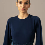 Baroque Waist Embroidered Side Cut Jumpsuit Namrata Joshipura Online