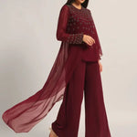 SILVER DUST FRONT FLAP JUMPSUIT Namrata Joshipura Online