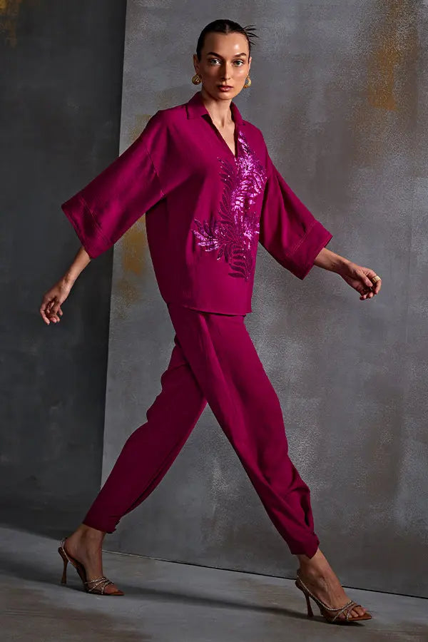 Autumn Fern Boxy Co-Ord Set Namrata Joshipura