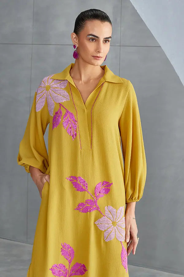 Wild Violet Collar Dress Namrata Joshipura