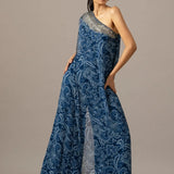 Paisley One Shoulder Fern Jumpsuit Namrata Joshipura Online