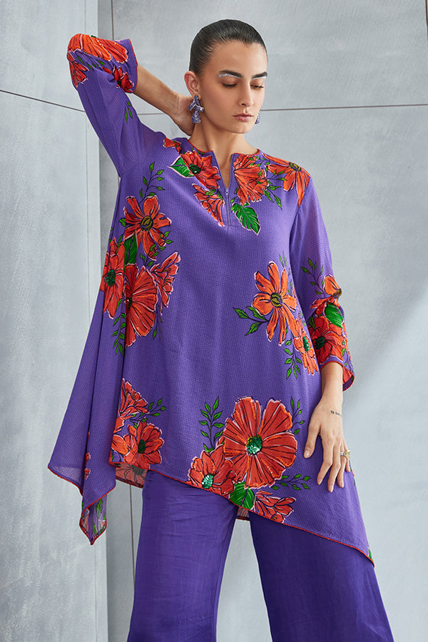 Zinnia Asymmetric Tunic