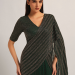 TRACKLINE DRAPED SAREE WITH BLOUSE Namrata Joshipura Online