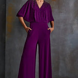 Trinket Overlap Jumpsuit Namrata Joshipura
