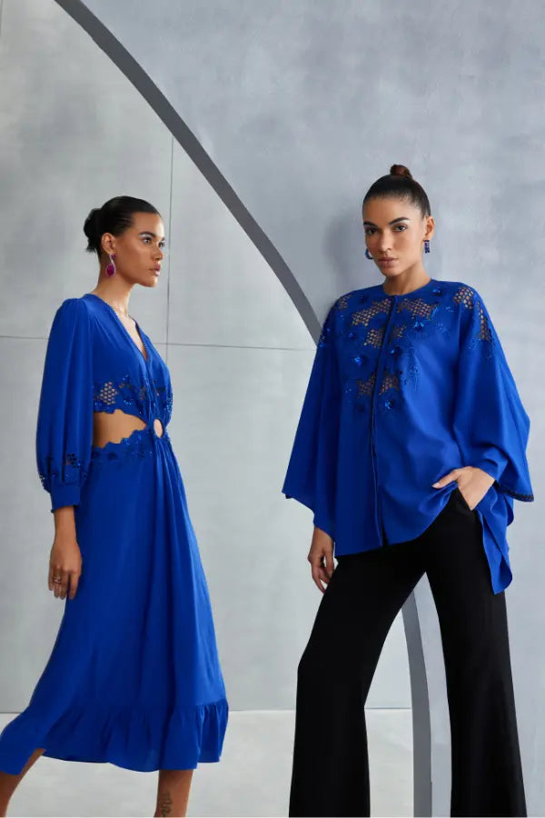 Vervain Waist Cut Out Dress Namrata Joshipura