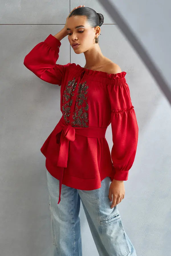 Riverleaf Off Shoulder Top Namrata Joshipura